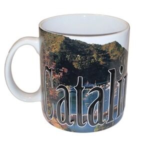 AmericaWare Catalina Island 2021 Large Coffee Mug Cup 18oz 3D Landscape Tropical